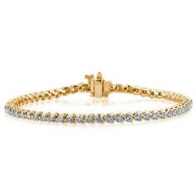 2.00ctw Classic Diamond Bracelet in 14K Yellow Gold