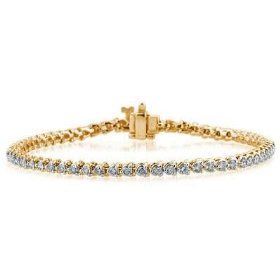 2.00ctw Classic Diamond Bracelet in 14K Yellow Gold