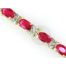 Ruby & Diamond Bracelet