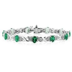 BRACELET EMERALD GOLD WHITE - COMPARE PRICES, REVIEWS AND BUY AT